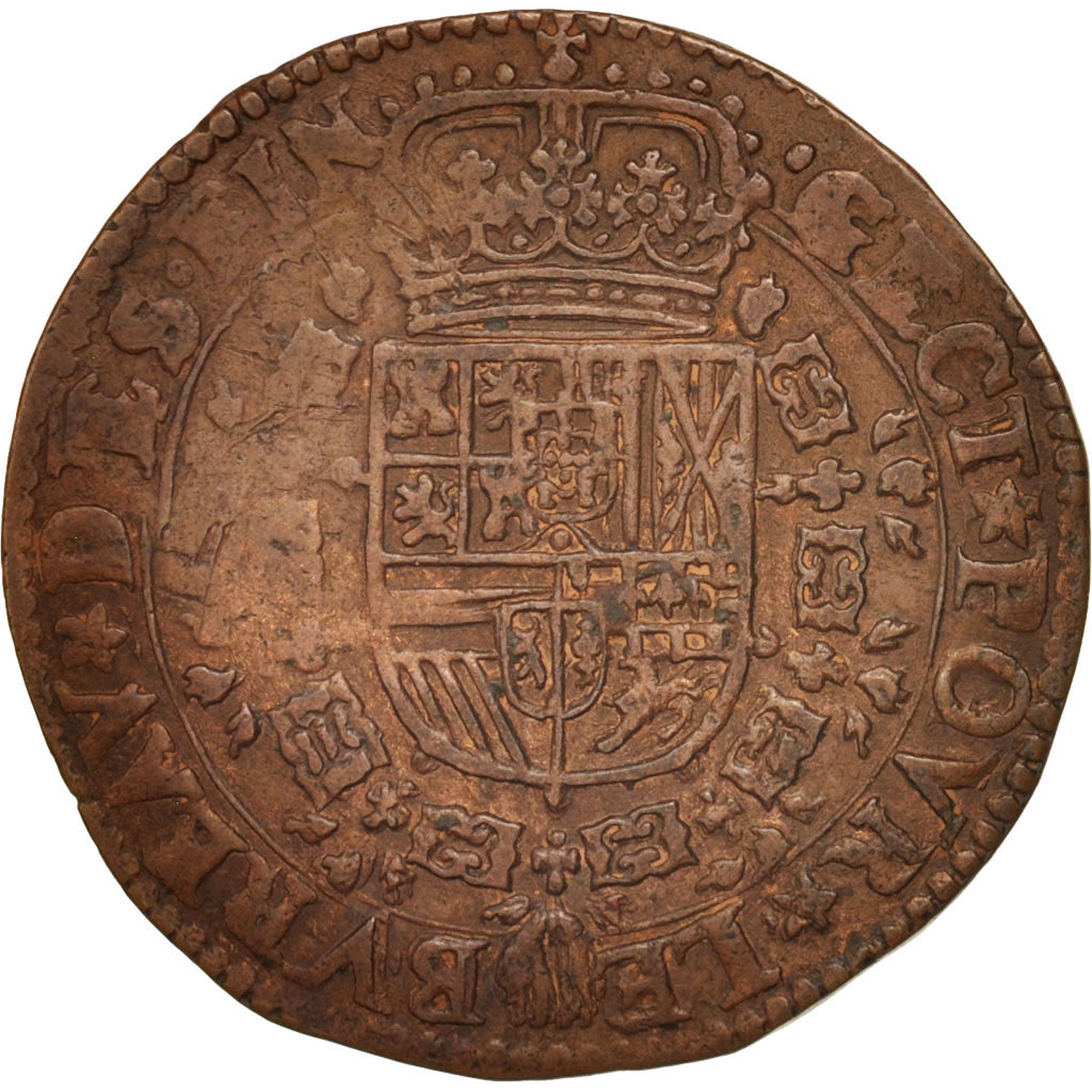 Belgique, Jeton, Spanish Netherlands, Charles II, Bruxelles, Bureau des