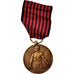 Belgium, Médaille du Volontaire, Medal, Excellent Quality, Bronze, 37