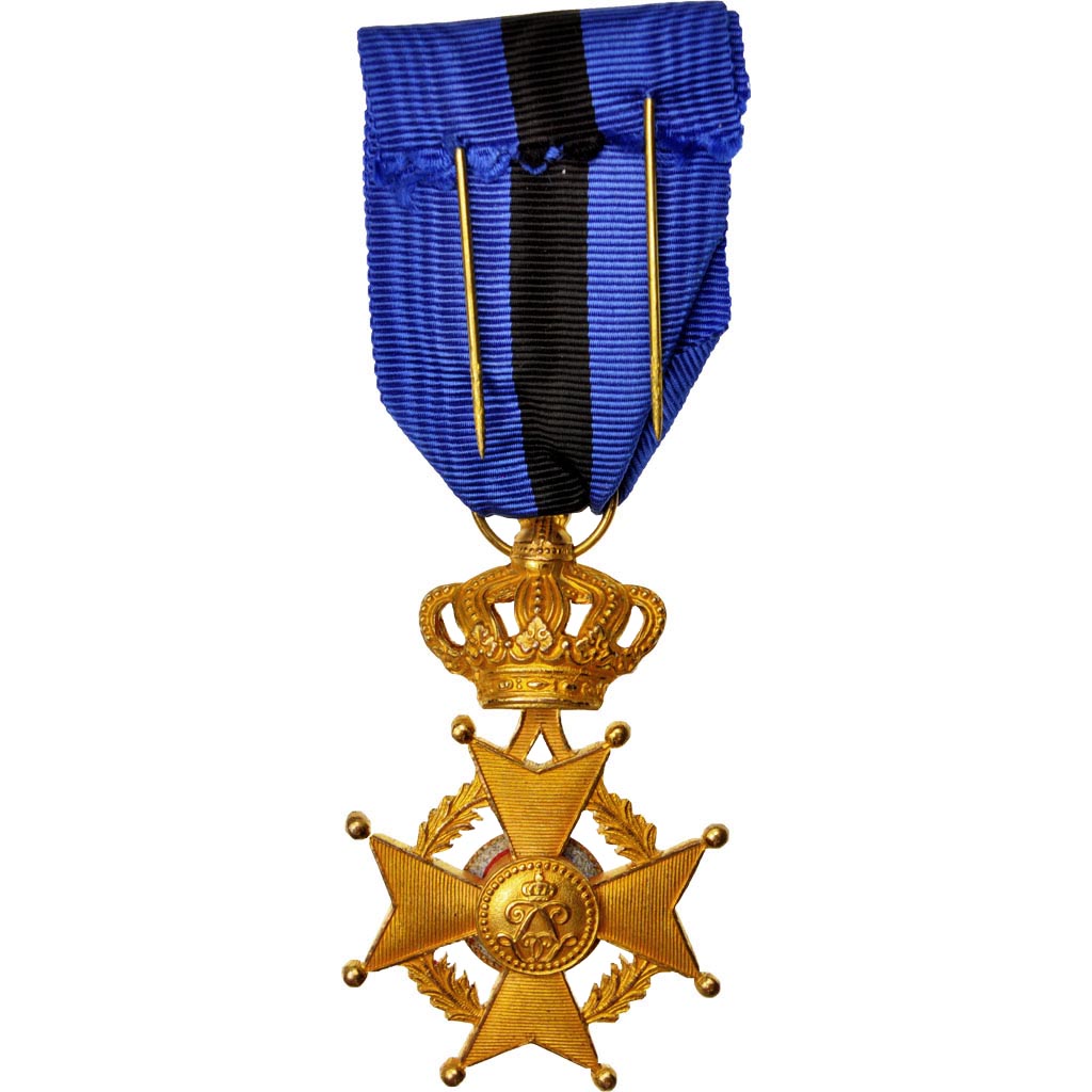 Belgium, Ordre de Léopold II, Medal, Excellent Quality, Vermeil, 40