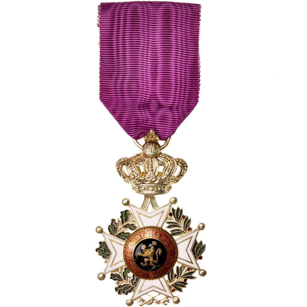Belgium, Ordre de Léopold, Medal, Excellent Quality, Silver, 40