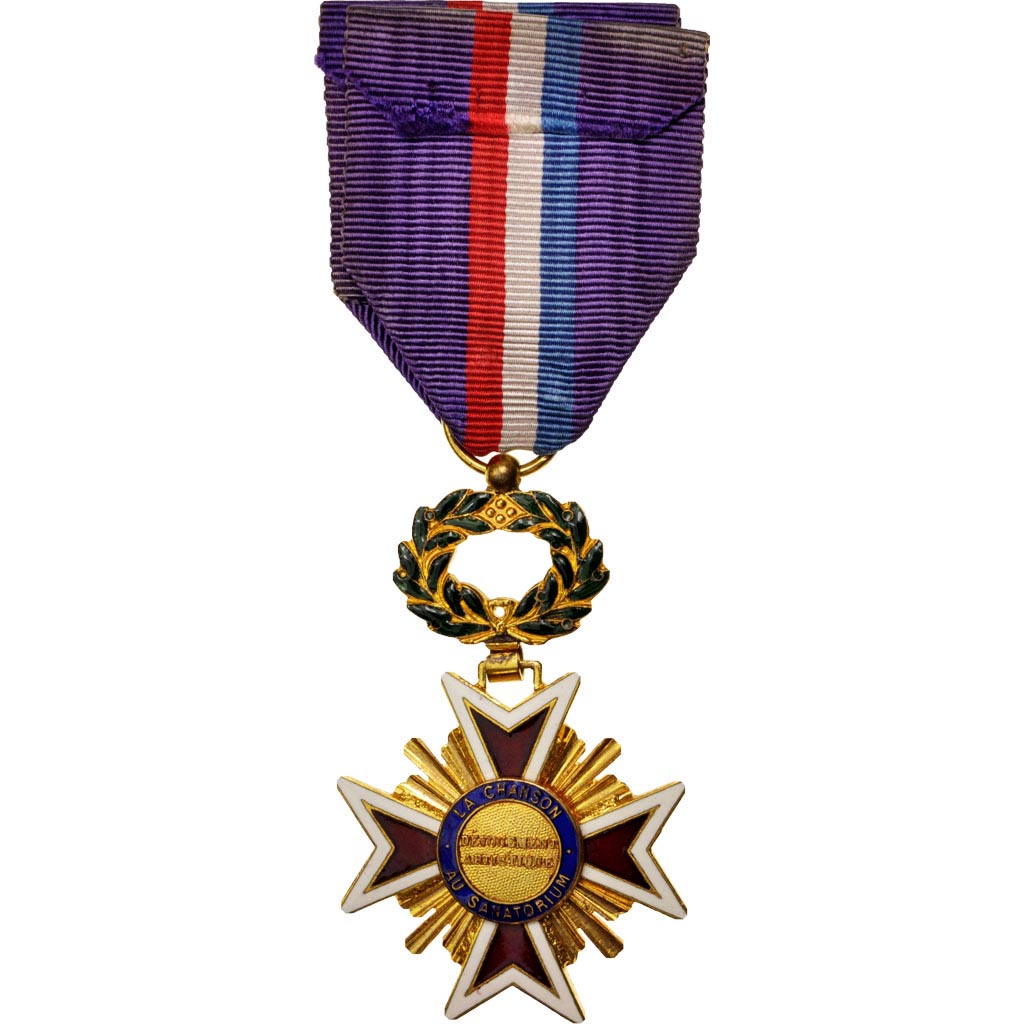 France, Dévouement artistique, Medal, Excellent Quality, Bronze