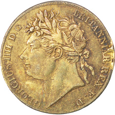 Coin, Great Britain, George IV, 4 Pence, Groat, 1829, AU(55-58), Silver, KM:686