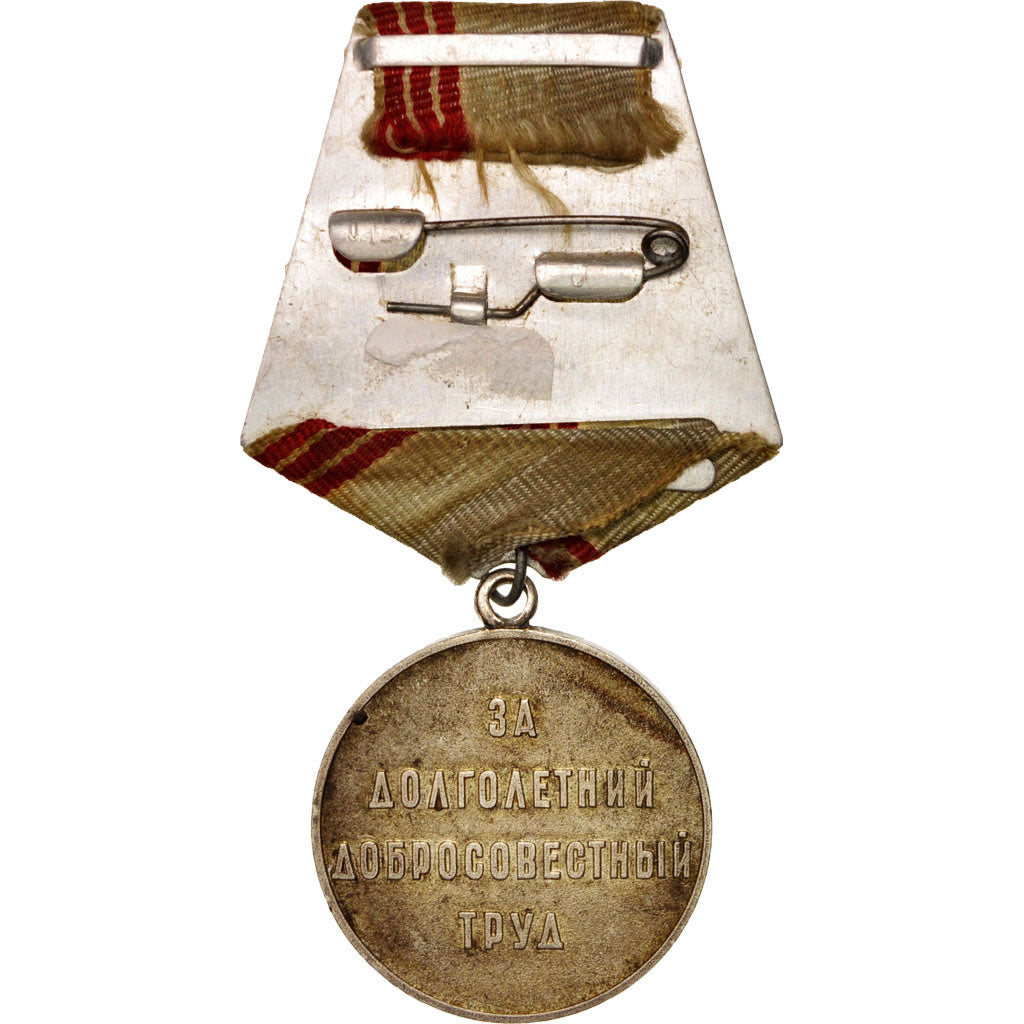 Russia, Working veteran, Medal, 1974, Good Quality, Bronze