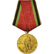 Russia, Great Patriotic War, 20th victory anniversary, Medal, 1965, Good
