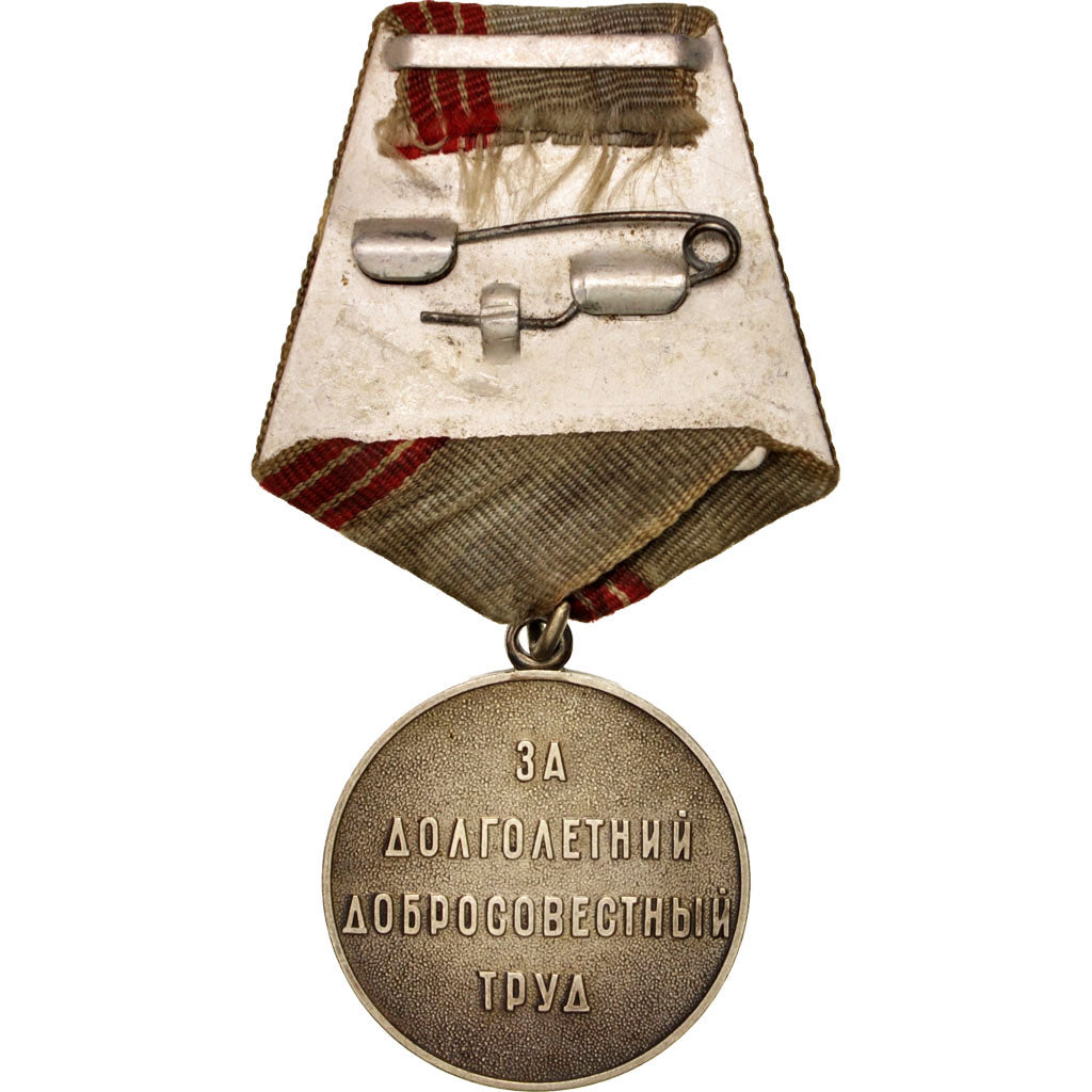 Russia, Working veteran, Medal, 1974, Very Good Quality, Bronze