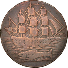 Great Britain, Token, Trades, Hampshire, Halfpenny, 1796, VF(20-25), Copper, 30