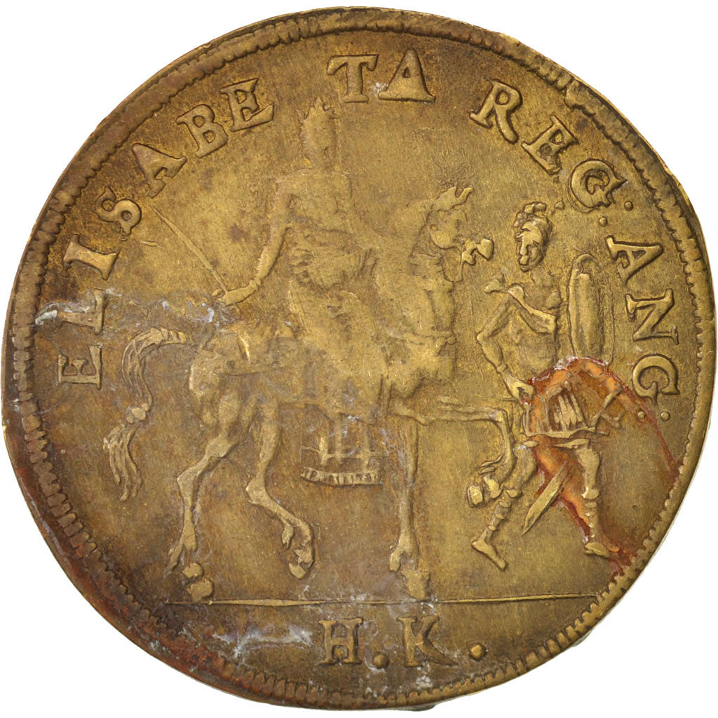 Great Britain, Token, Elisabeth Irst, XVIth Century, EF(40-45), Brass, 29