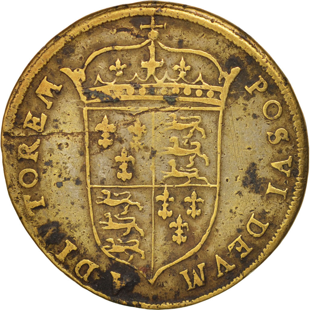 Great Britain, Token, Elisabeth Irst, XVIth Century, EF(40-45), Brass