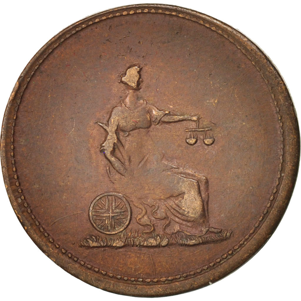 Great Britain, Token, Trades, Columbia, 1800, AU(50-53), Copper