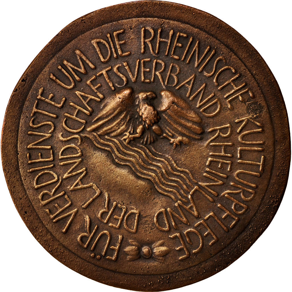 Germany, Medal, Landschaft Rheinland, Arts & Culture, AU(55-58), Bronze