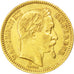 Second Empire, 20 francs or Napoléon III tête laurée 1864 Grand BB, KM 801.2