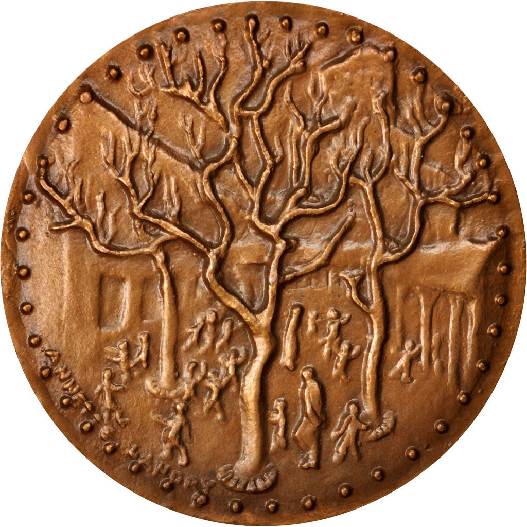 France, Medal, C.R.F. Enfance Handicapée, Medicine, 1978, Annette Landry