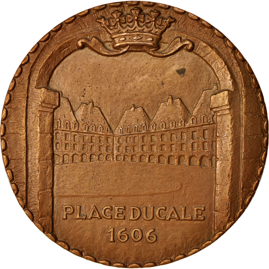 Francia, Medal, Ville de Charleville, 360eme anniversaire de la fondation de