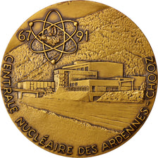France, Medal, Centrale nucléaire des Ardennes, Sciences & Technologies, 1991