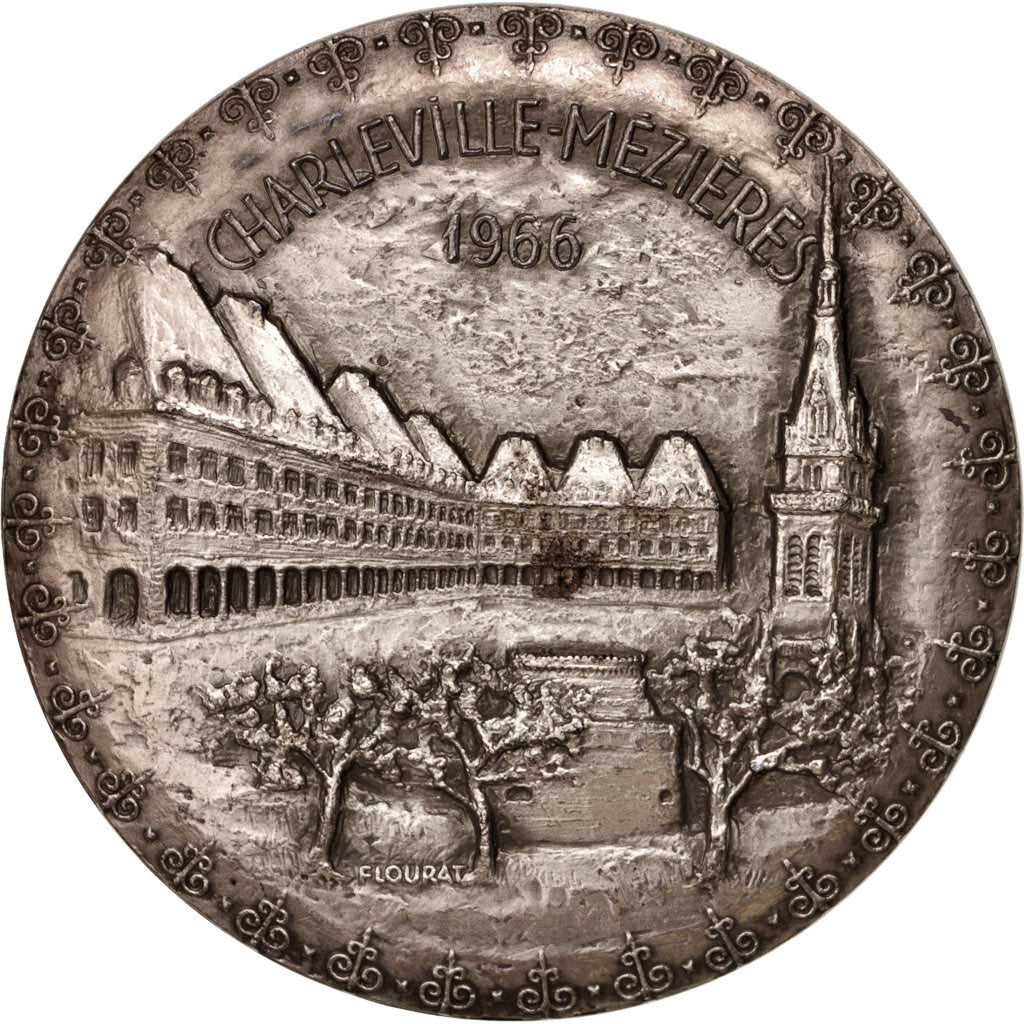 France, Medal, Ville de Charleville-Mézières, Centenaire du Lycée Chanzy
