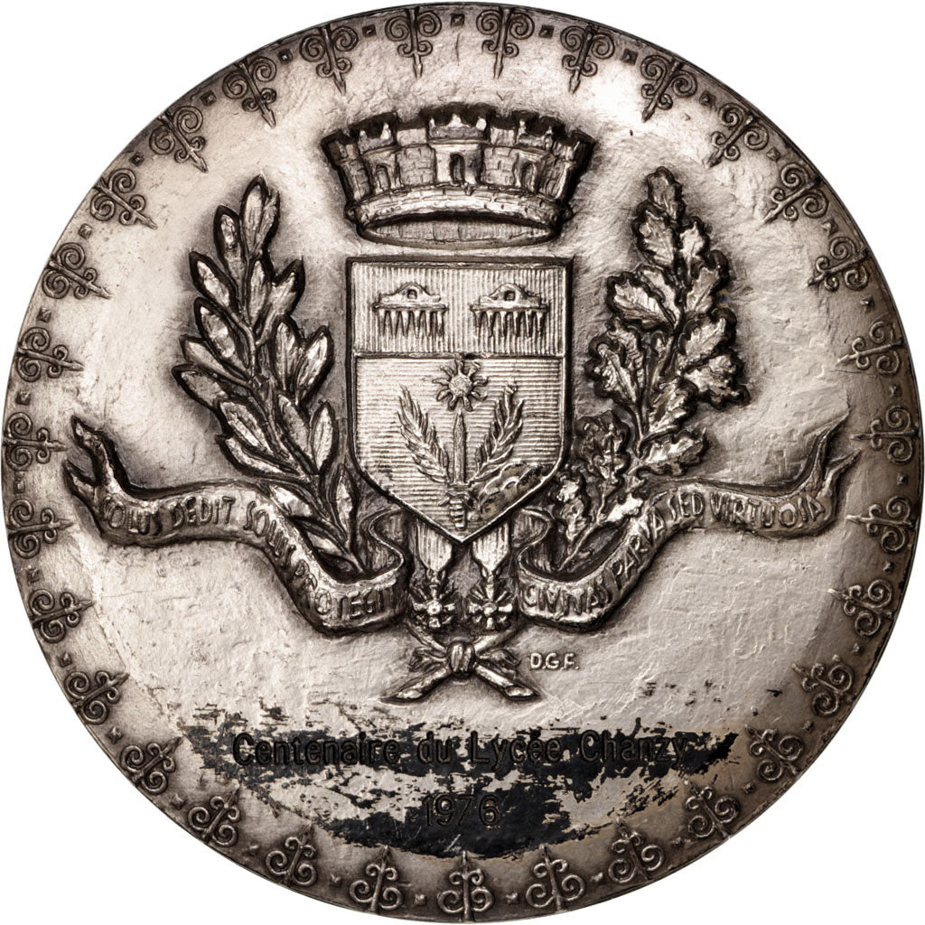 France, Medal, Ville de Charleville-Mézières, Centenaire du Lycée Chanzy