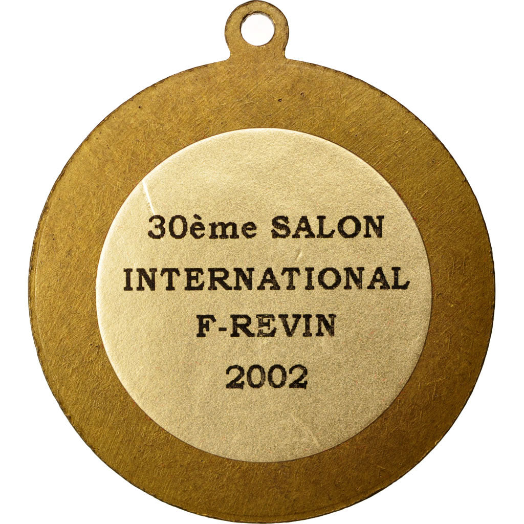 Francja, Medal, 30e Salon International, Sztuka i Kultura, 2002, AU(55-58)