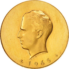 Belgium, Medal, Millenium of Minting in Brussels, History, 1965, MS(63), Gold