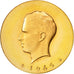 Belgien, Medal, Millenium of Minting in Brussels, History, 1965, UNZ+, Gold