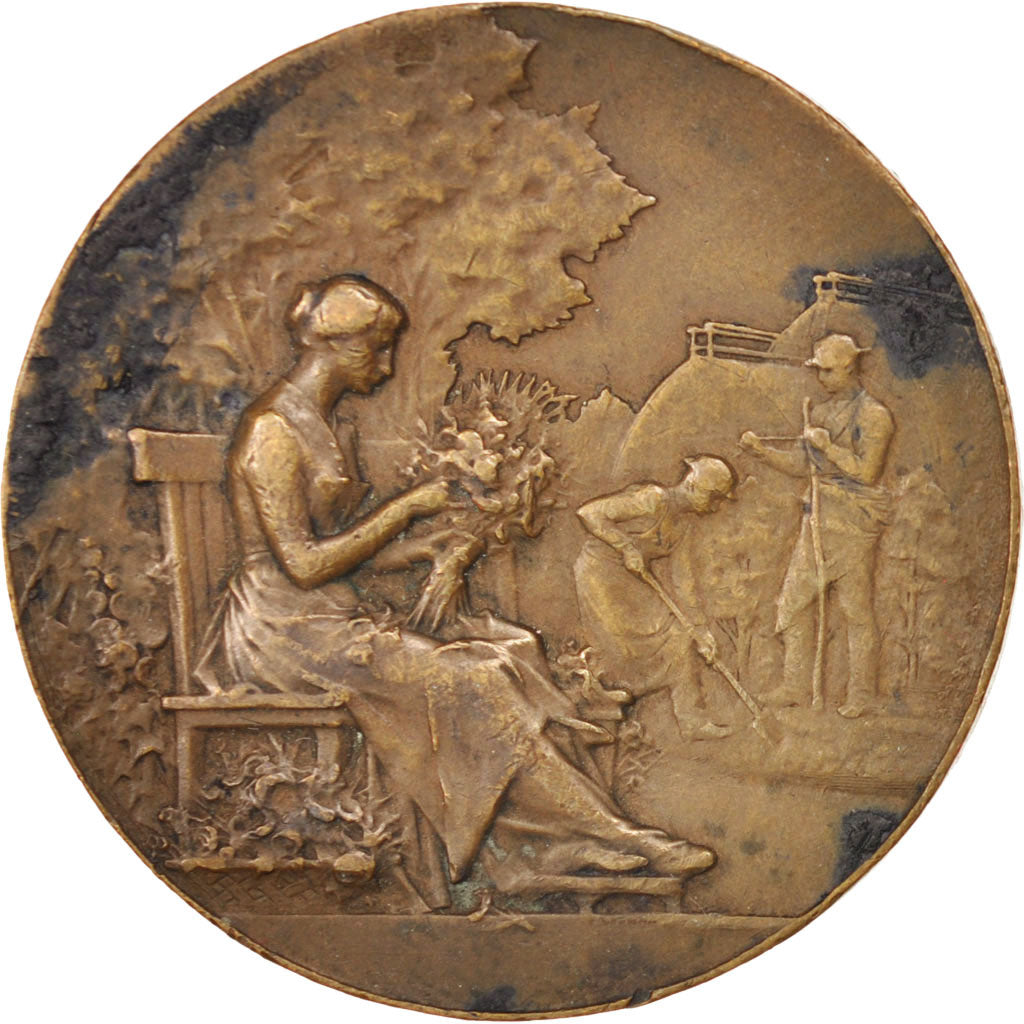 France, Medal, Société d'Horticulture de l'arrondissement de Valenciennes
