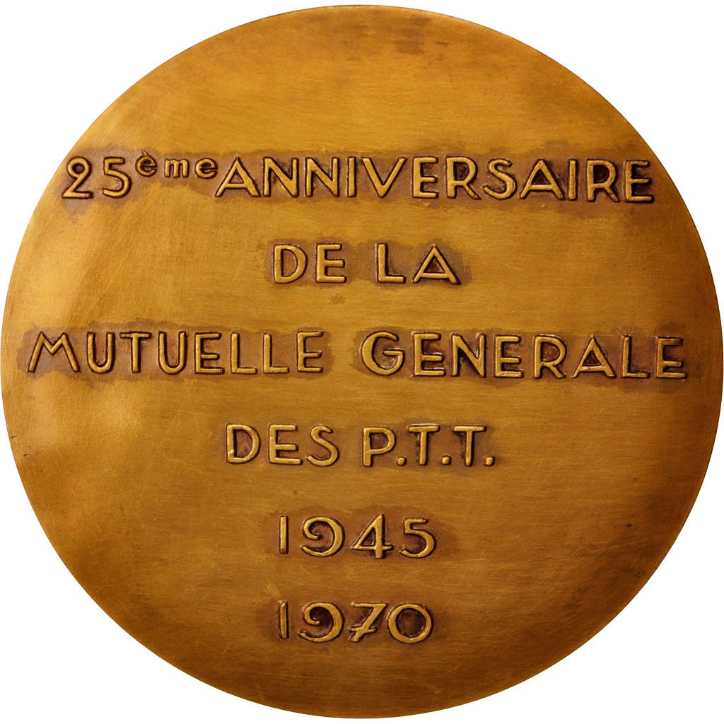 France, Medal, Jack Senet et Joseph Calviac, Mutuelle Générale des PTT