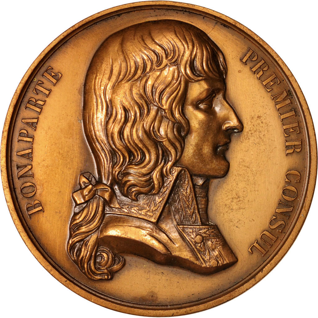 France, Medal, Bonaparte Premier Consul, Consulat, History, 1980, SUP, Bronze