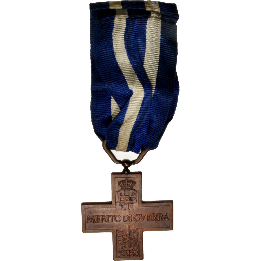 Italy, War Merit Cross, Medal, 1949, Excellent Quality, Bronze