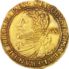 Gran Bretagna, James I, Laurel, 1619, London, BB+, Oro, KM:72