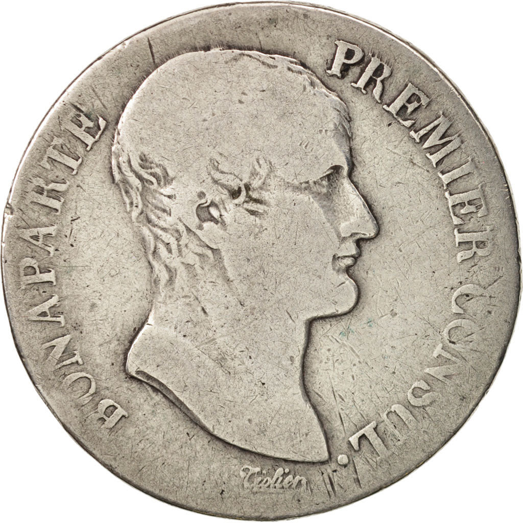 France, Napoléon I, 5 Francs, 1804, Toulouse, B+, Argent, KM:659.10