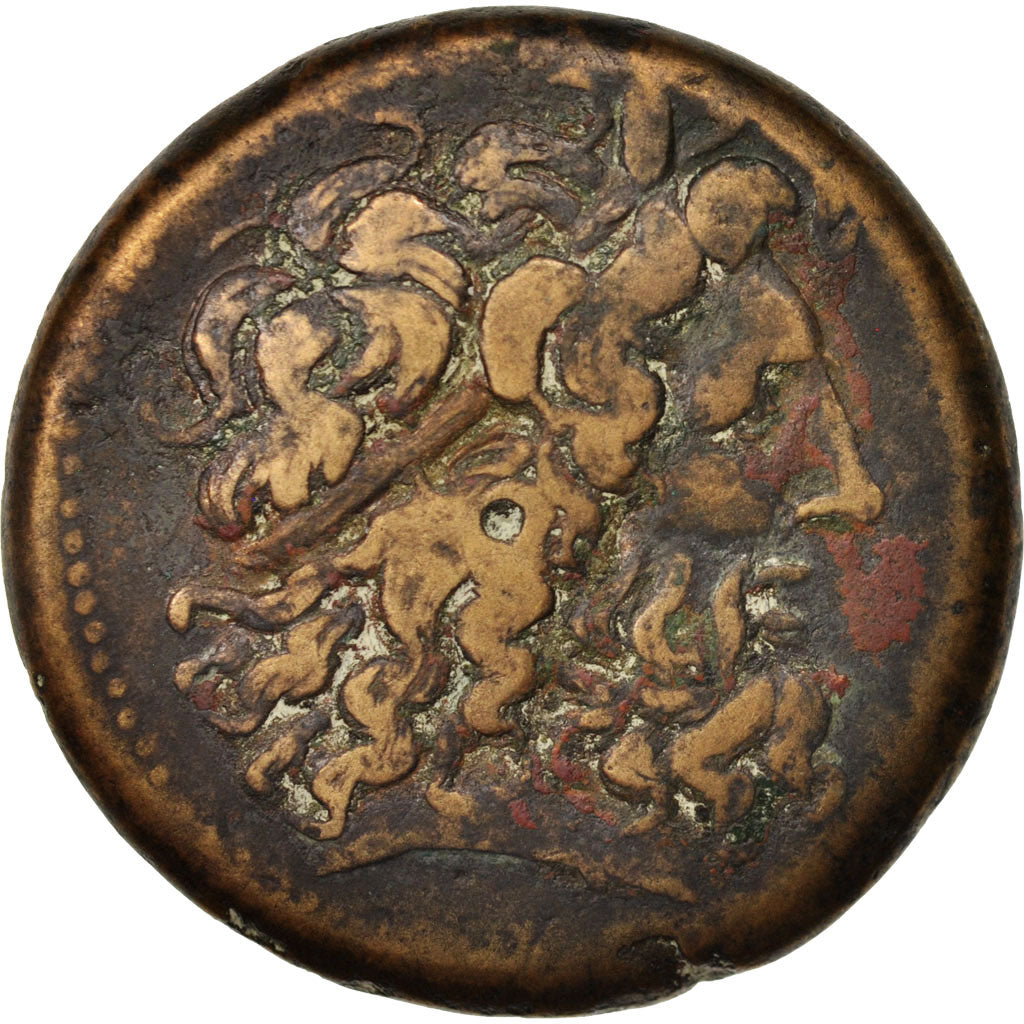 Ptolemy IV, Egypt, Hexachalkon, 221-205, Alexandria, VF(30-35), Bronze