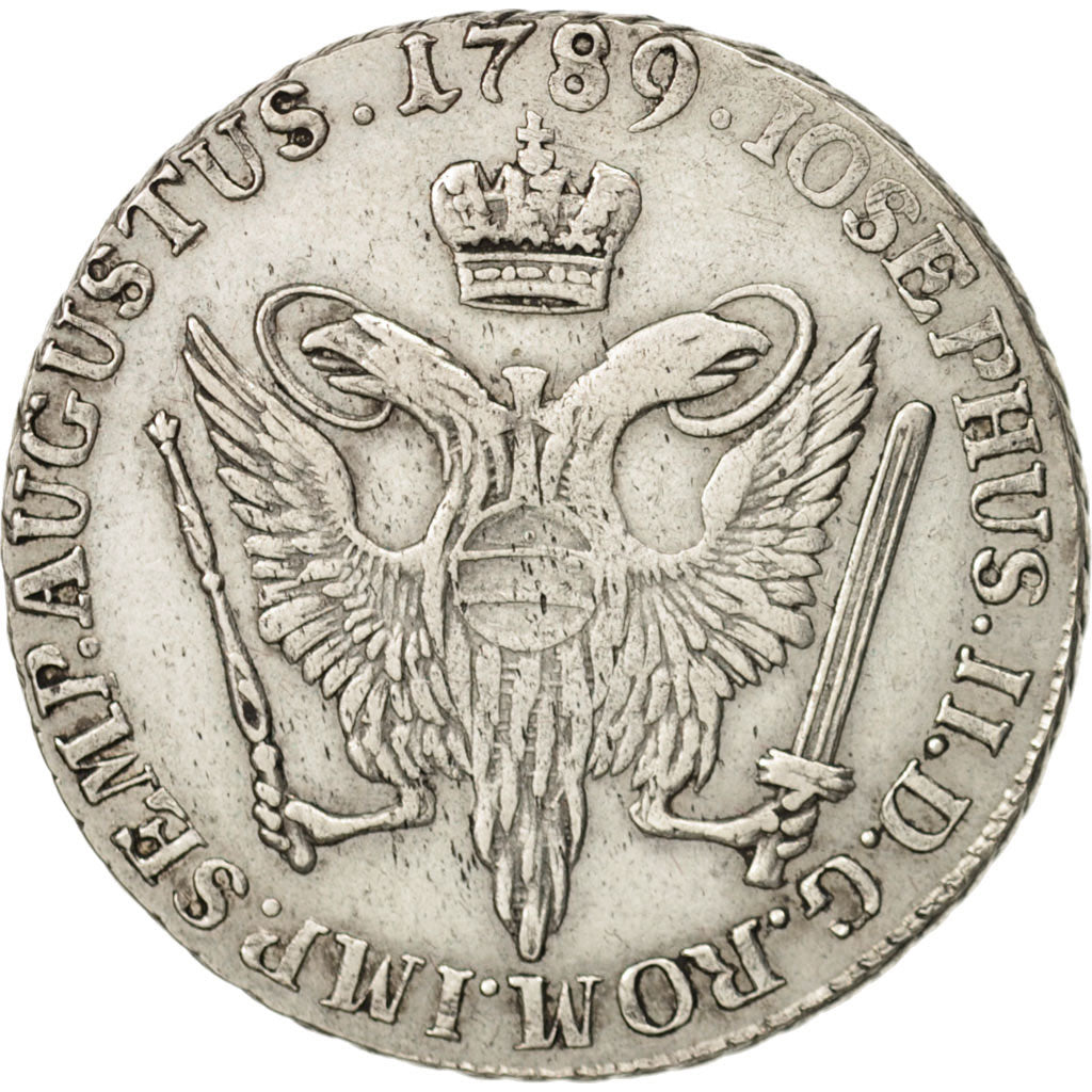 German States, HAMBURG, 16 Schilling, Mark, 1789, Hamburg, EF(40-45), Silver