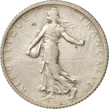 Frankreich, Semeuse, Franc, 1917, Paris, SS+, Silber, KM:844.1, Gadoury:467
