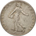 Moneda, Francia, Semeuse, 50 Centimes, 1917, Paris, MBC+, Plata, KM:854