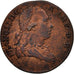 AUSTRIAN NETHERLANDS, Franz II, Liard, Oord, 1793, Brussels, EF(40-45), Copper
