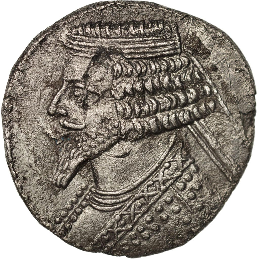 Phraates IV, Parthia, Tetradrachm, AU(50-53), Silver