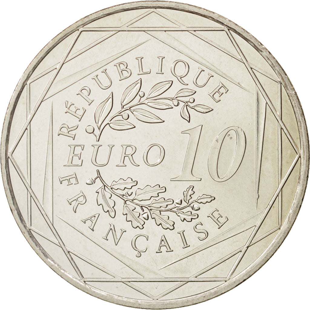 France, 10 Euro, 2013, MS(64), Silver, KM:2073