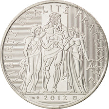 France, 10 Euro, 2012, MS(63), Silver, KM:2073