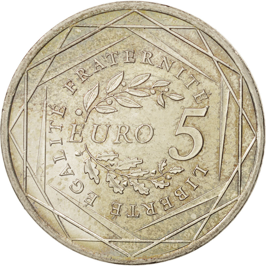 Coin, France, 5 Euro, 2008, MS(64), Silver, KM:1534