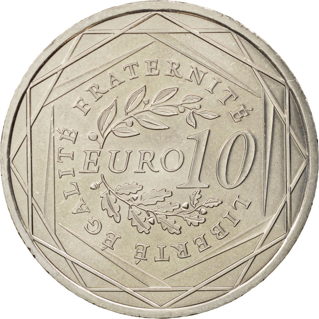 Coin, France, 10 Euro, 2009, MS(63), Silver, KM:1675