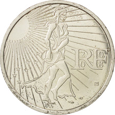 France, 15 Euro, 2008, AU(55-58), Silver, Gadoury:2, KM:1535