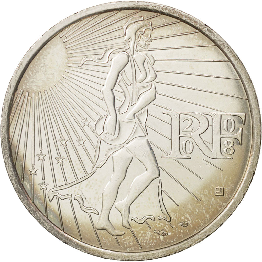 Coin, France, 15 Euro, 2008, MS(63), Silver, Gadoury:2, KM:1535
