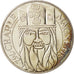 Coin, France, Charlemagne, 100 Francs, 1990, AU(55-58), Silver, KM:982