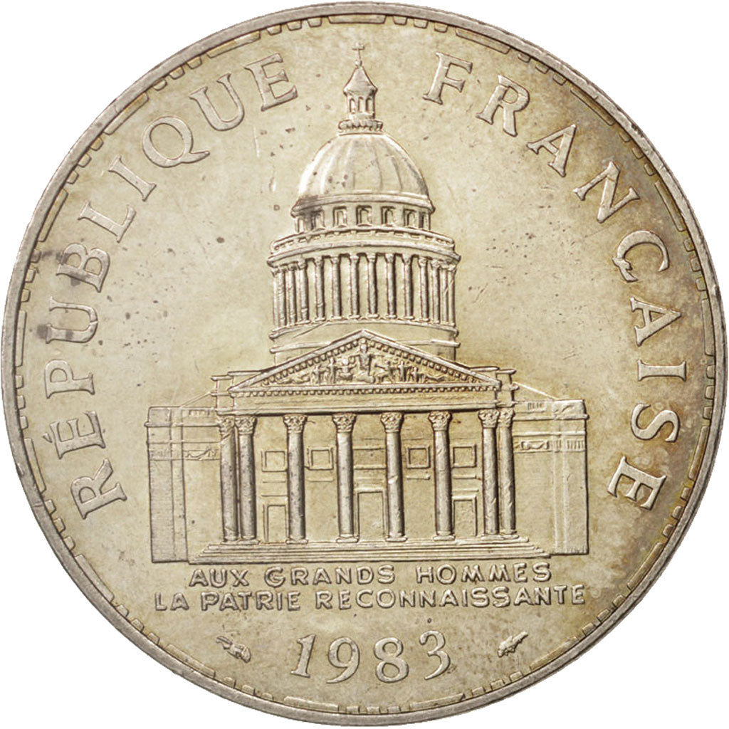 France, Panthéon, 100 Francs, 1983, Paris, AU(55-58),Silver,KM:951.1,Gadoury 898