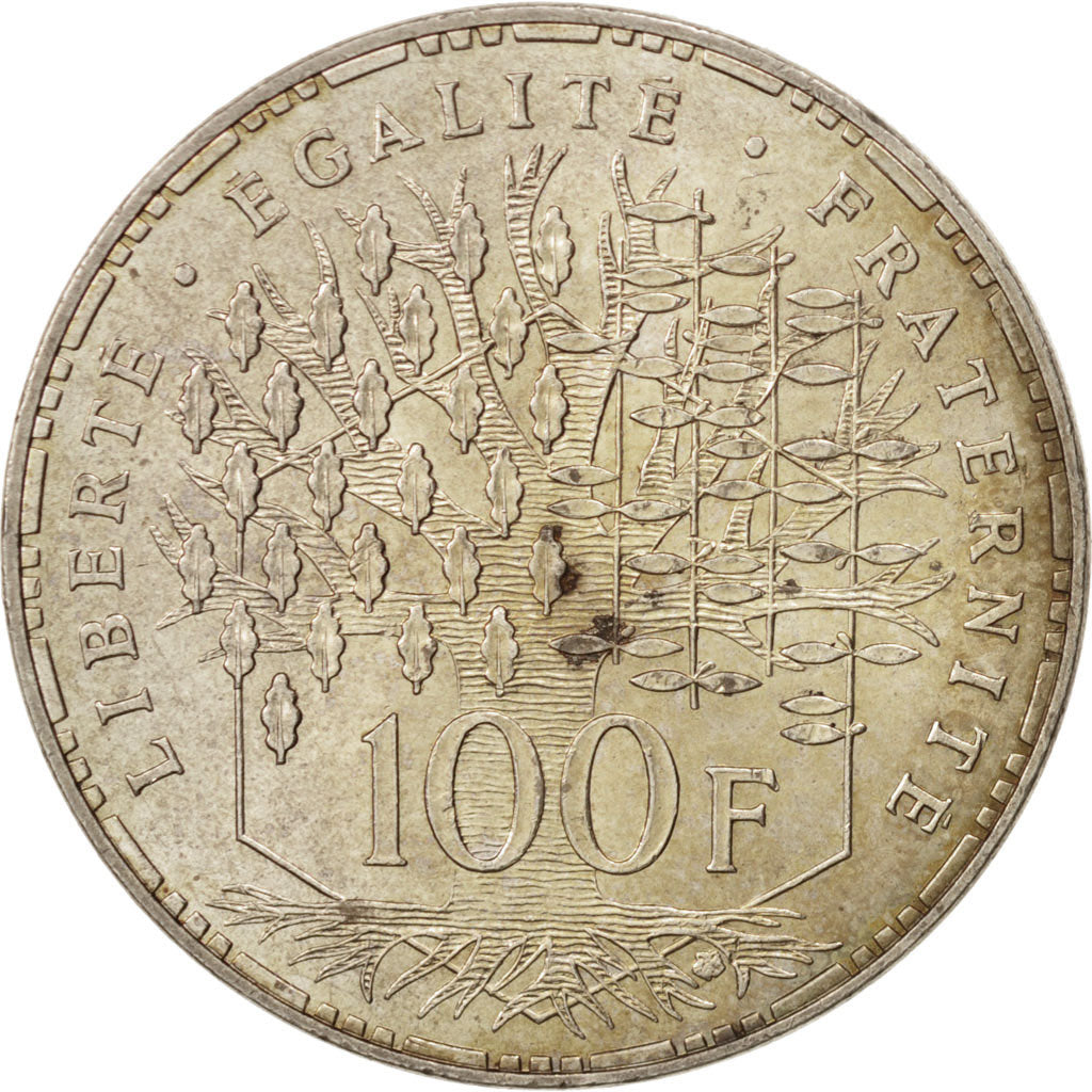 France, Panthéon, 100 Francs, 1983, Paris, AU(55-58),Silver,KM:951.1,Gadoury 898