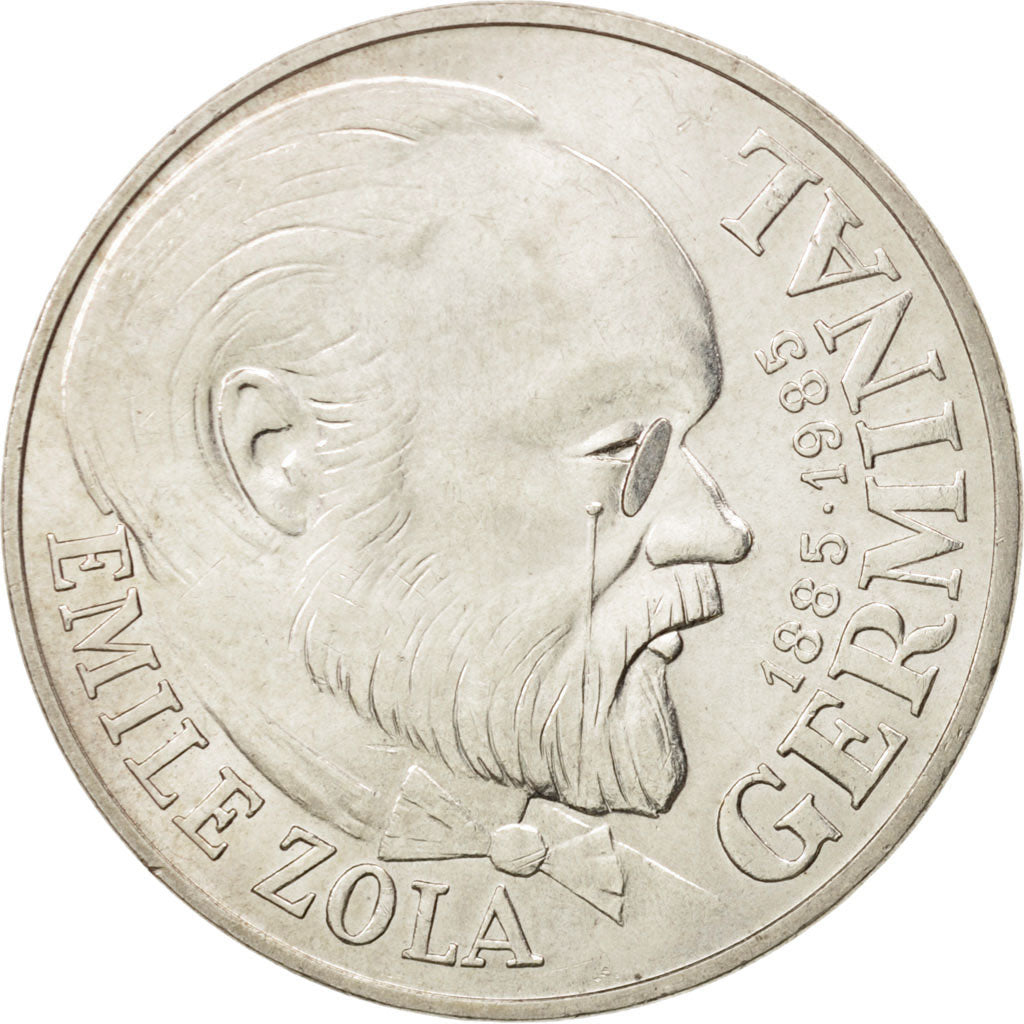 Coin, France, Germinal, 100 Francs, 1985, AU(55-58), Silver, KM:957, Gadoury:900