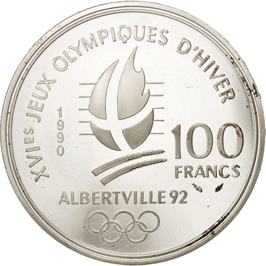 Coin, France, 100 Francs, 1990, MS(60-62), Silver, KM:980