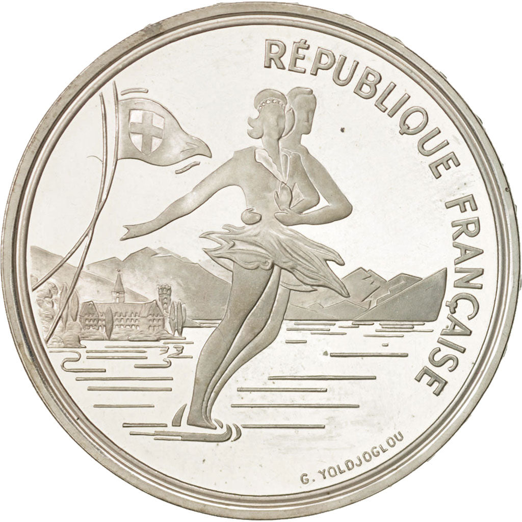 Coin, France, 100 Francs, 1989, MS(60-62), Silver, KM:972