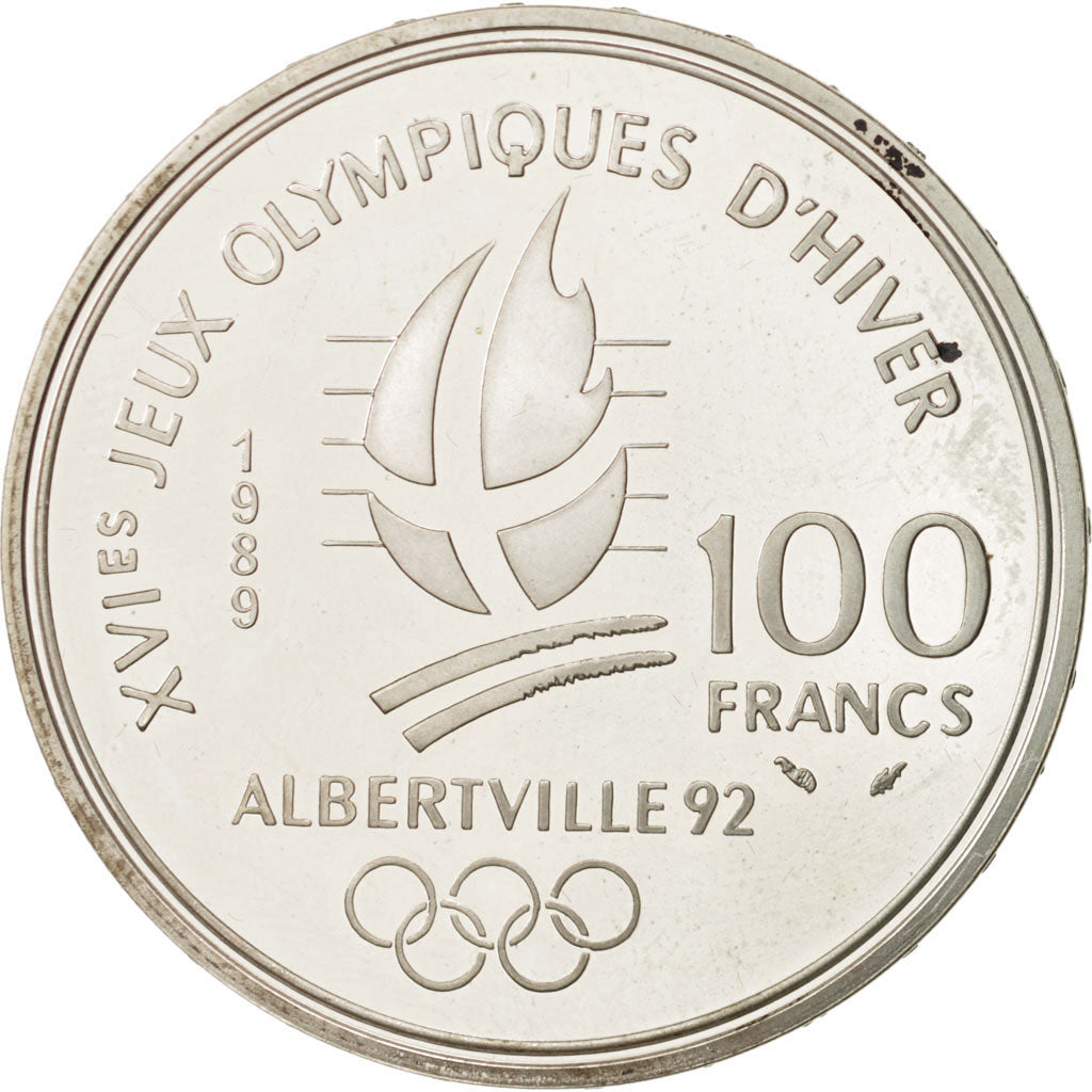 Coin, France, 100 Francs, 1989, MS(60-62), Silver, KM:972