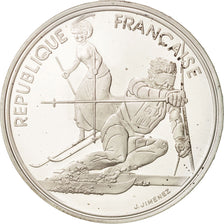 Münze, Frankreich, 100 Francs, 1990, UNZ+, Silber, KM:984