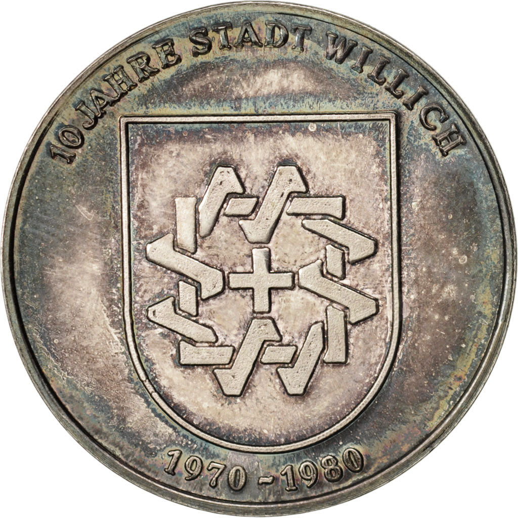 Germany, Token, Touristic token, Anderheim Haus Broich, 10 Jahre Stadt Willich